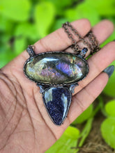 Load image into Gallery viewer, Purple Labradorite &amp; Blue Goldstone
