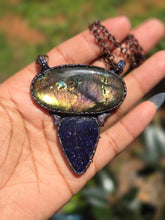 Load image into Gallery viewer, Purple Labradorite &amp; Blue Goldstone