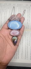 Load image into Gallery viewer, Blue Owyhee Opal, Kunzite, Labradorite
