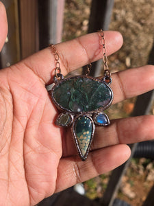 Moss Agate, Labradorite & Ocean Jasper