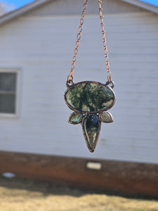 Moss Agate, Labradorite & Ocean Jasper