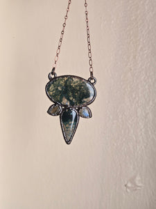Moss Agate, Labradorite & Ocean Jasper