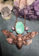 Load image into Gallery viewer, Variscite, Moonstone Amazonite Cicada