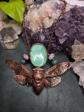 Load image into Gallery viewer, Variscite, Moonstone Amazonite Cicada