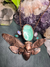 Load image into Gallery viewer, Variscite, Moonstone Amazonite Cicada