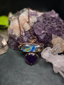 Labradorite & Amethyst