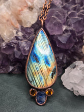 Load image into Gallery viewer, Labradorite, Blue Kyanite &amp; Citrine