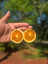 Load image into Gallery viewer, REAL Orange Slice Earrings 🍊