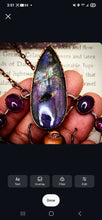 Load image into Gallery viewer, Real Dragonfly w Purple Labradorite &amp; Amethyst