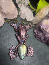 Load image into Gallery viewer, REAL Frog w Labradorite &amp; Green Jade