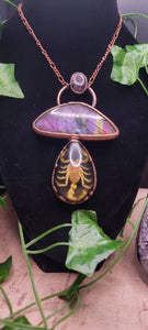 Labradorite & Eudialyte Scorpion