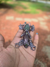 Load image into Gallery viewer, REAL Frog w Labradorite &amp; Green Jade