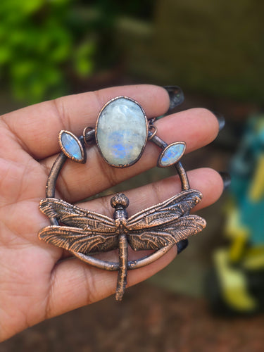 REAL Dragonfly (mini) w Moonstone