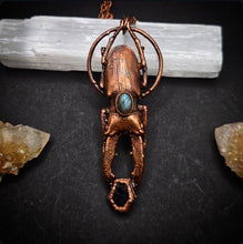 Load image into Gallery viewer, Real Stag Beetle w Labradorite &amp; Super 7