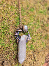 Load image into Gallery viewer, Mushroom Spirit Quartz w Grey Moonstone