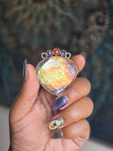 Load image into Gallery viewer, Sunset Labradorite w Carnelian &amp; Amethyst