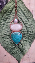 Load image into Gallery viewer, Rainbow Moonstone, Peach Moonstone &amp; Shattukite Talisman