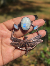 Load image into Gallery viewer, REAL Dragonfly (mini) w Moonstone