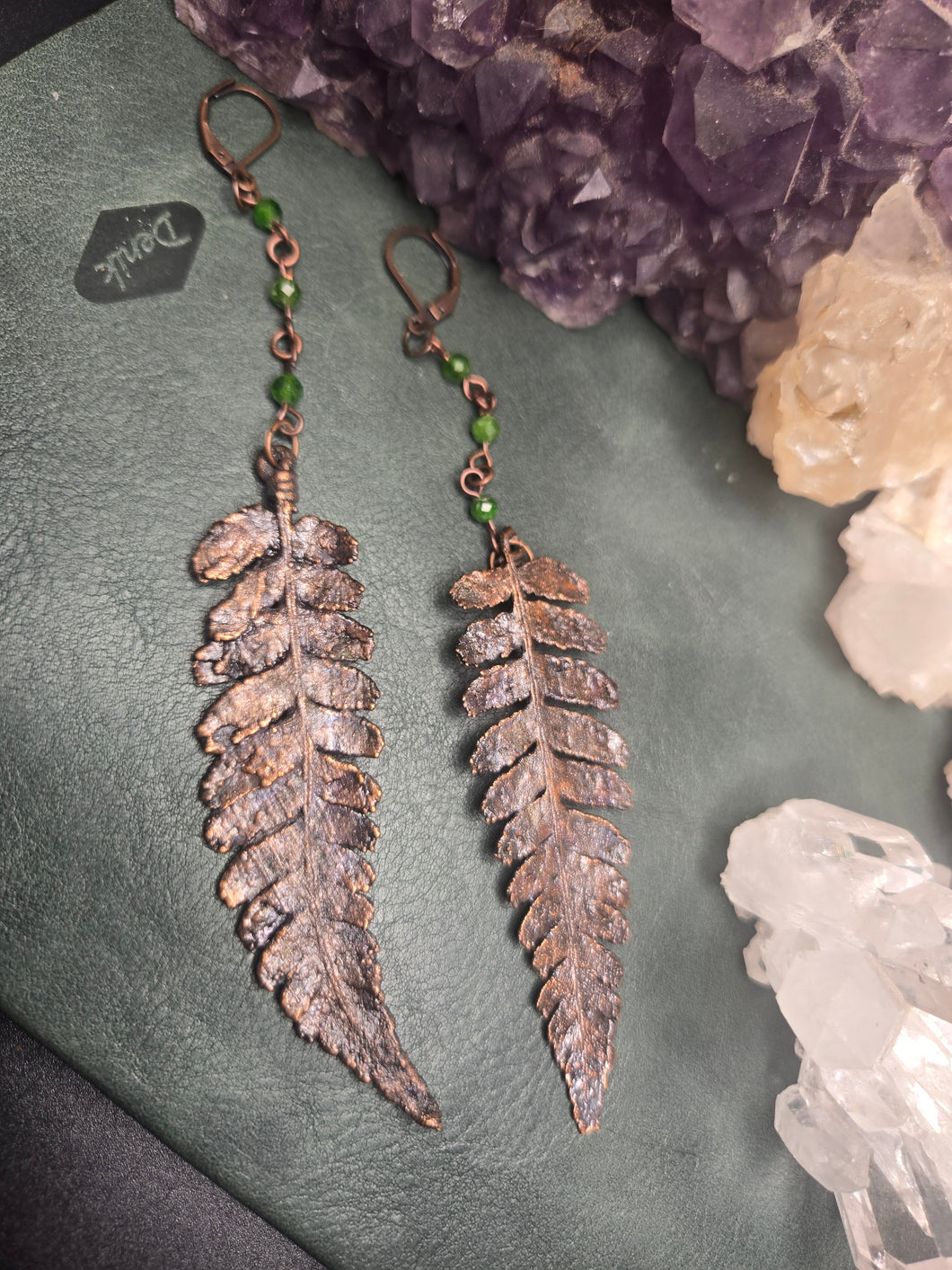REAL Ferns w Chrome Diopside