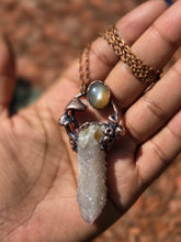 Load image into Gallery viewer, Mushroom Spirit Quartz w Grey Moonstone