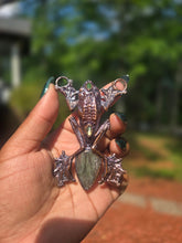Load image into Gallery viewer, REAL Frog w Labradorite &amp; Green Jade