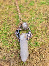 Load image into Gallery viewer, Mushroom Spirit Quartz w Grey Moonstone