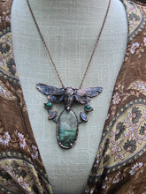 Load image into Gallery viewer, Real Cicada w Variscite, Moonstone &amp; Amazonite