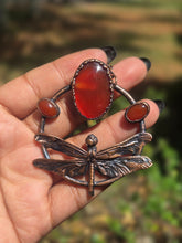 Load image into Gallery viewer, REAL Dragonfly (mini) w Carnelian