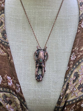 Load image into Gallery viewer, Real Stag Beetle w Labradorite &amp; Meteorite