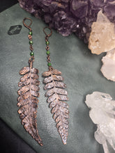 Load image into Gallery viewer, REAL Ferns w Chrome Diopside