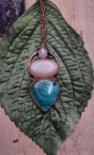 Load image into Gallery viewer, Rainbow Moonstone, Peach Moonstone &amp; Shattukite Talisman