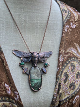 Load image into Gallery viewer, Real Cicada w Variscite, Moonstone &amp; Amazonite