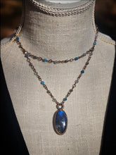 Load image into Gallery viewer, Blue Labradorite Choker/Necklace