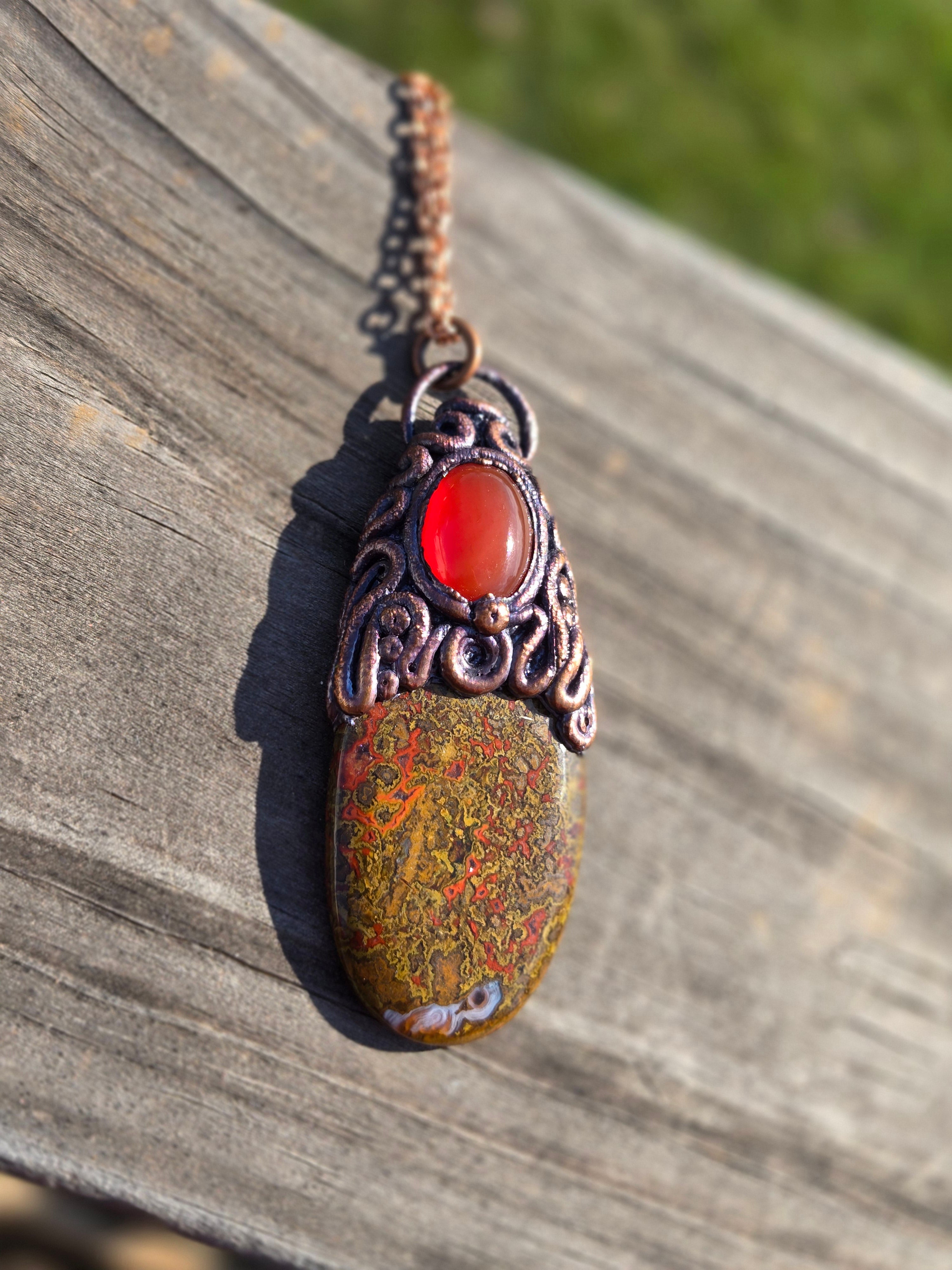 Carnelian Agate Talisman good