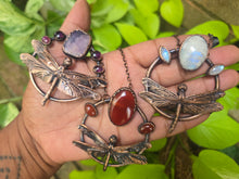 Load image into Gallery viewer, REAL Dragonfly (mini) w Moonstone
