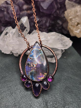 Load image into Gallery viewer, Purple Labradorite &amp; Amethyst