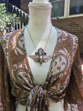 Load image into Gallery viewer, Real Cicada w Purple Labradorite &amp; Amethyst