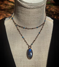 Load image into Gallery viewer, Blue Labradorite Choker/Necklace