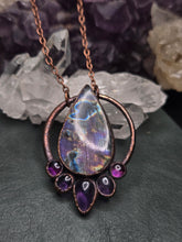 Load image into Gallery viewer, Purple Labradorite &amp; Amethyst
