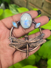 Load image into Gallery viewer, REAL Dragonfly (mini) w Moonstone